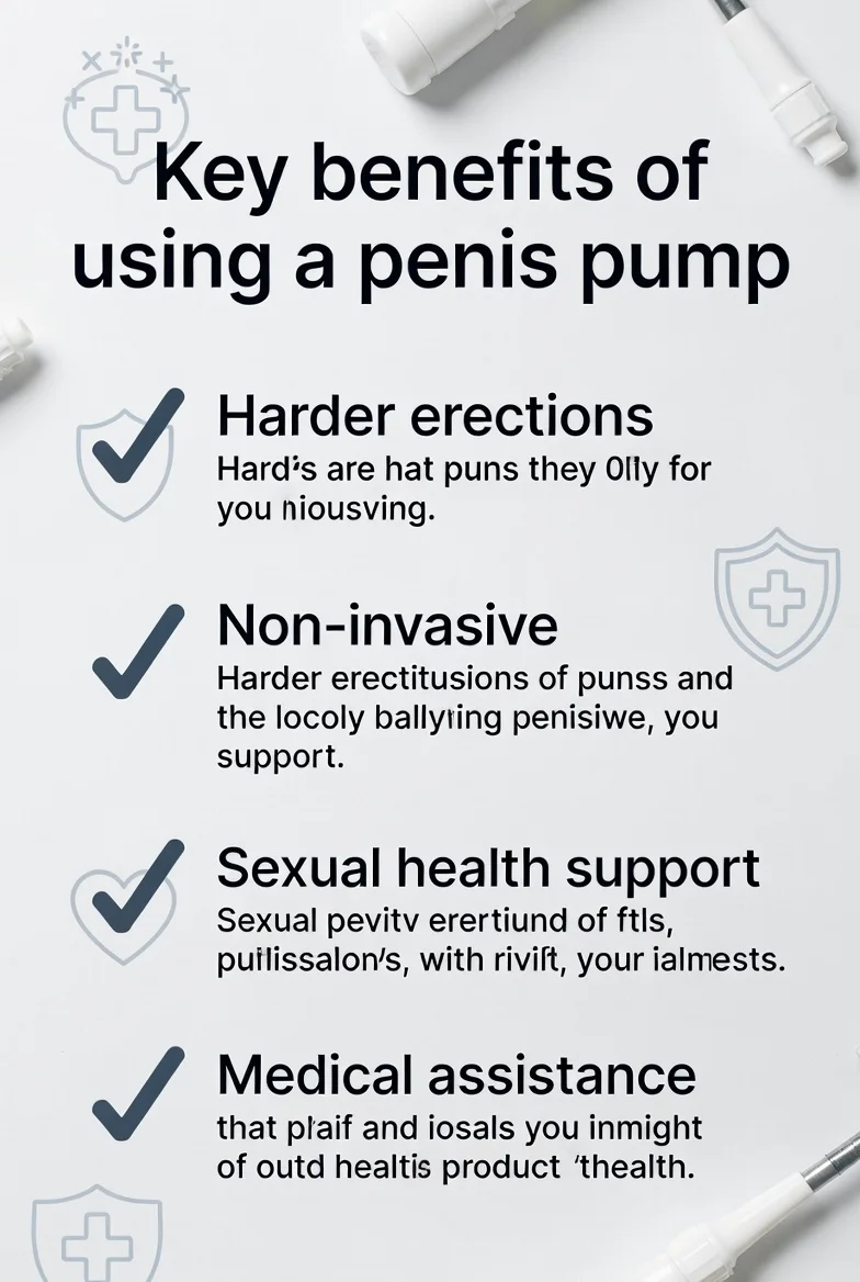 Key benefits of using a penis pump